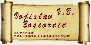 Vojislav Bosiorčić vizit kartica